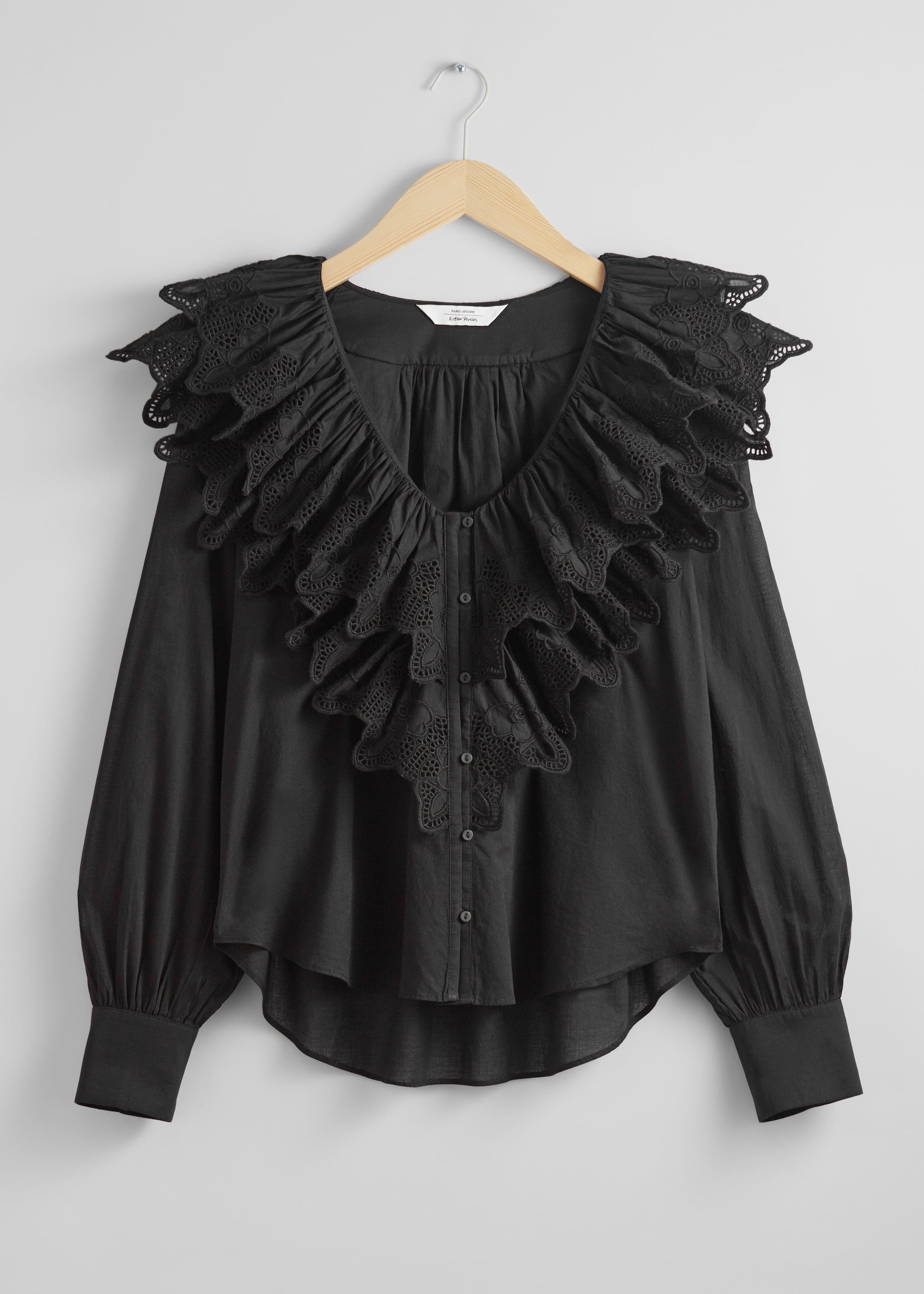 Image of Layered Ruffle Blouse