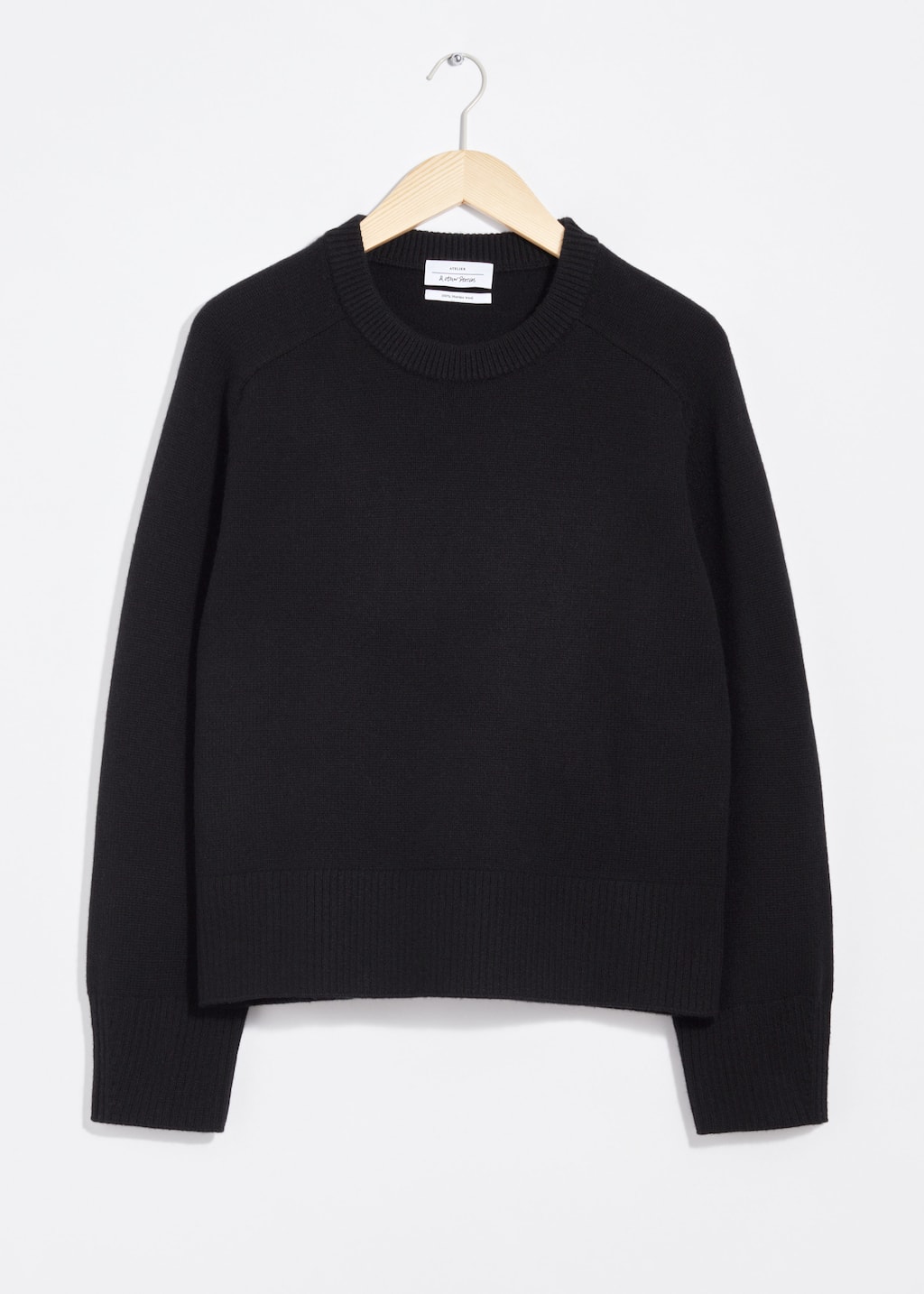 Merino Knit Jumper - Black - & Other Stories