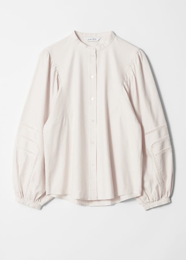 Voluminous Sleeve Blouse