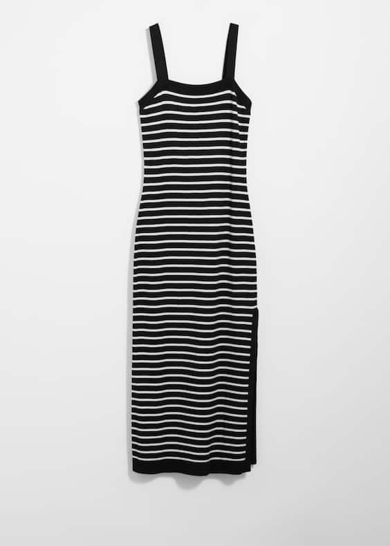 Jacquard-Knit Midi Dress