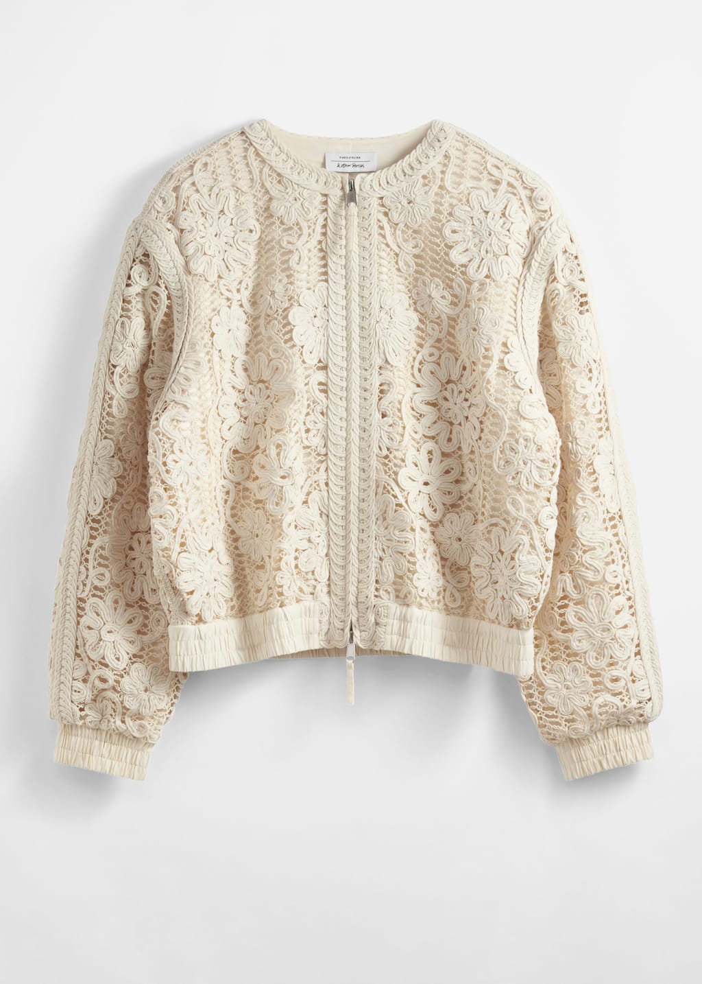 Boxy Braided Jacket - Light Beige - Jackets - & Other Stories