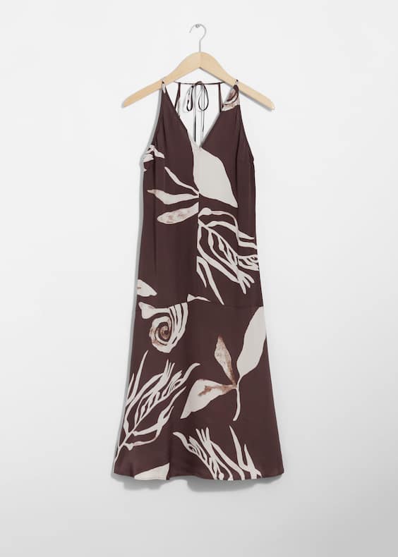 Halterneck Midi Dress