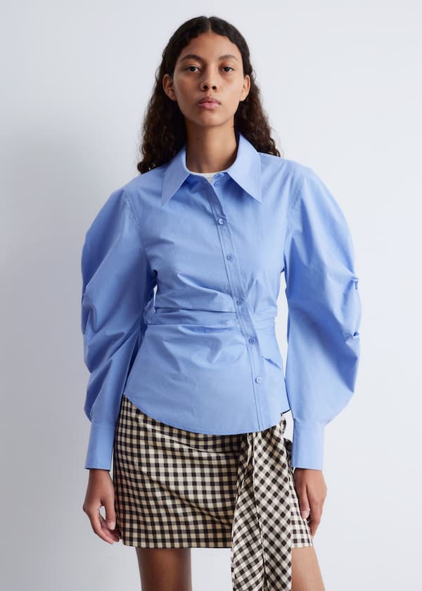 Asymmetrical Cotton Shirt