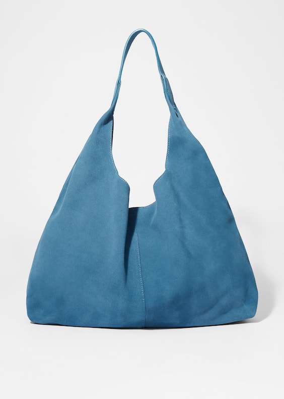Large Suede Tote Bag