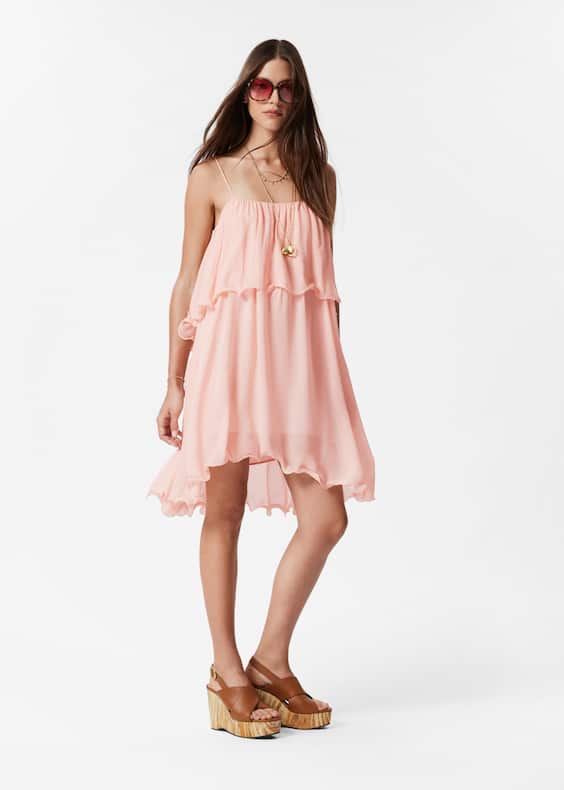 Ruffle Mini Dress