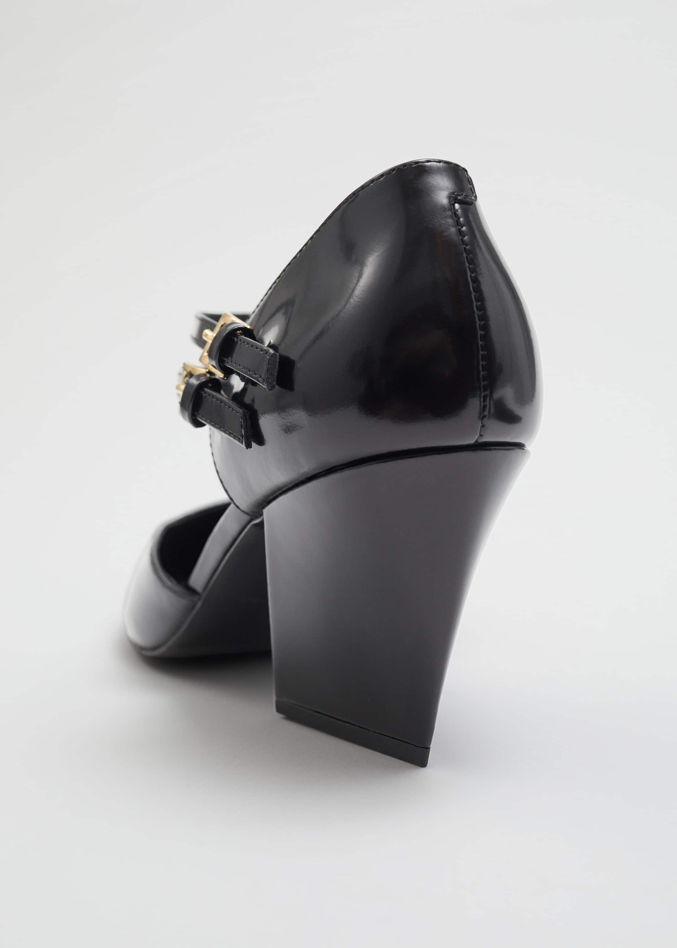 Western Leather Pumps - {{variantName}} - Descriptive Detail