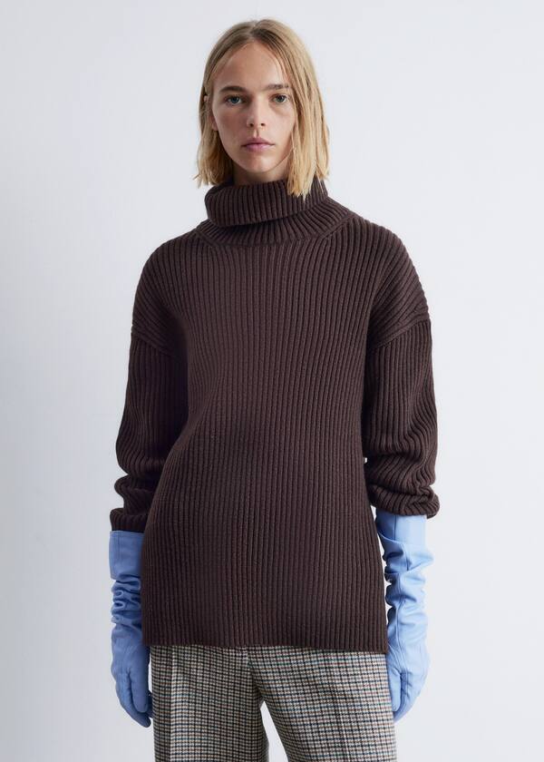 Turtleneck Wool-Knit Jumper