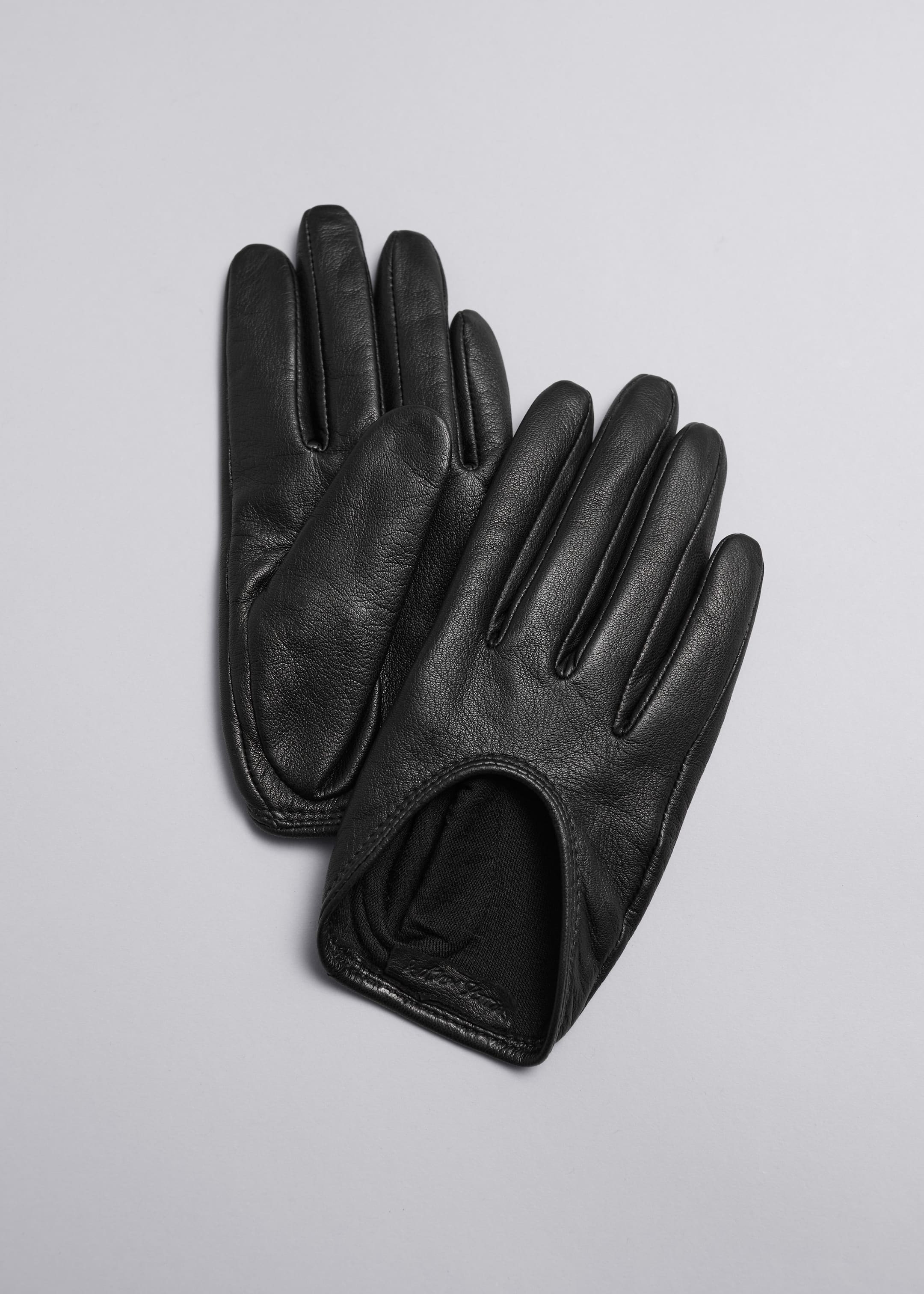 Short Leather Gloves