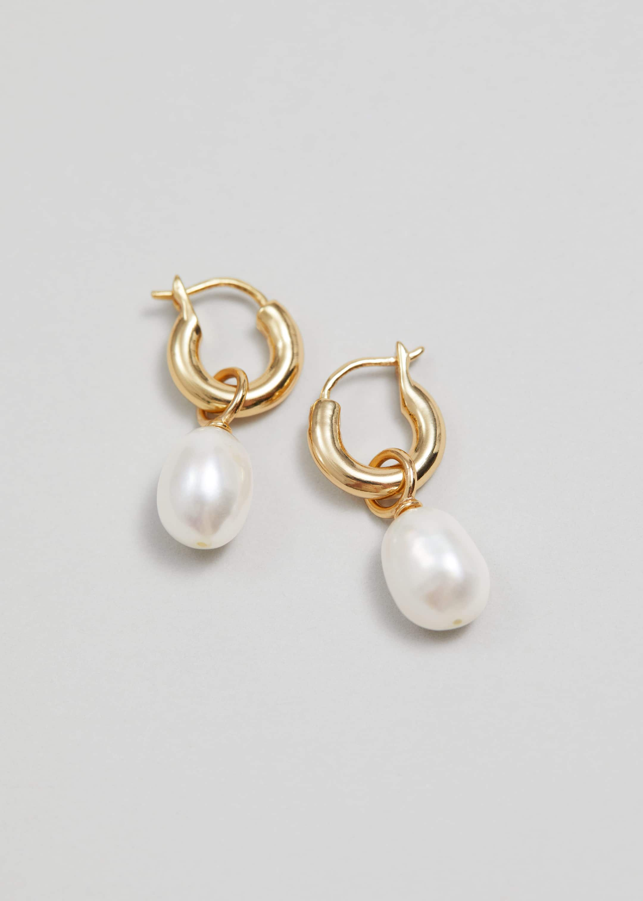 Image of Boucles d’oreilles avec perles d’eau douce