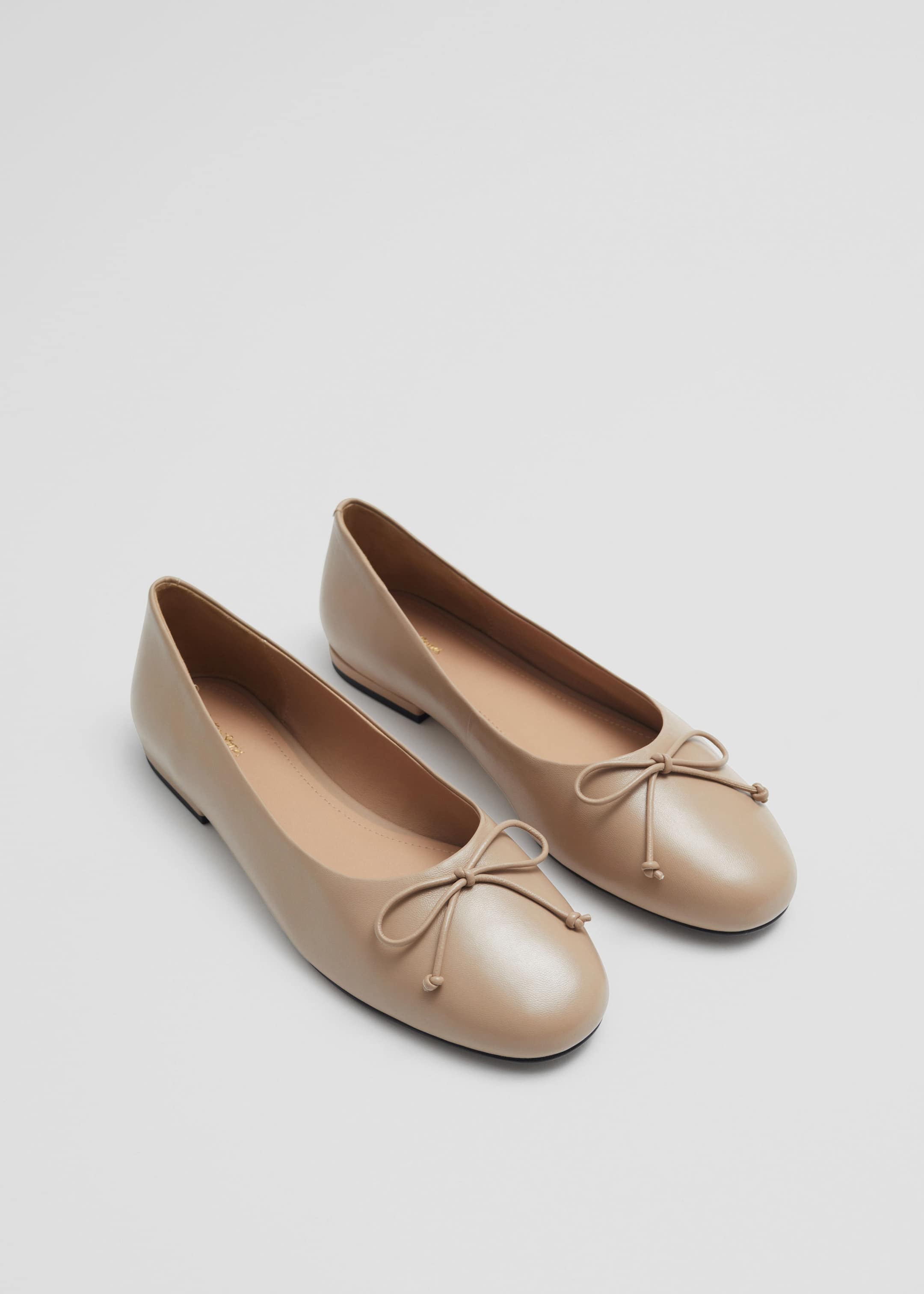 Leather Ballet Flats - Black - Still Life