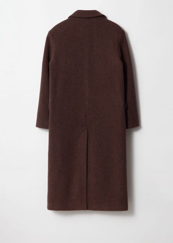Double-Breasted Wool Coat