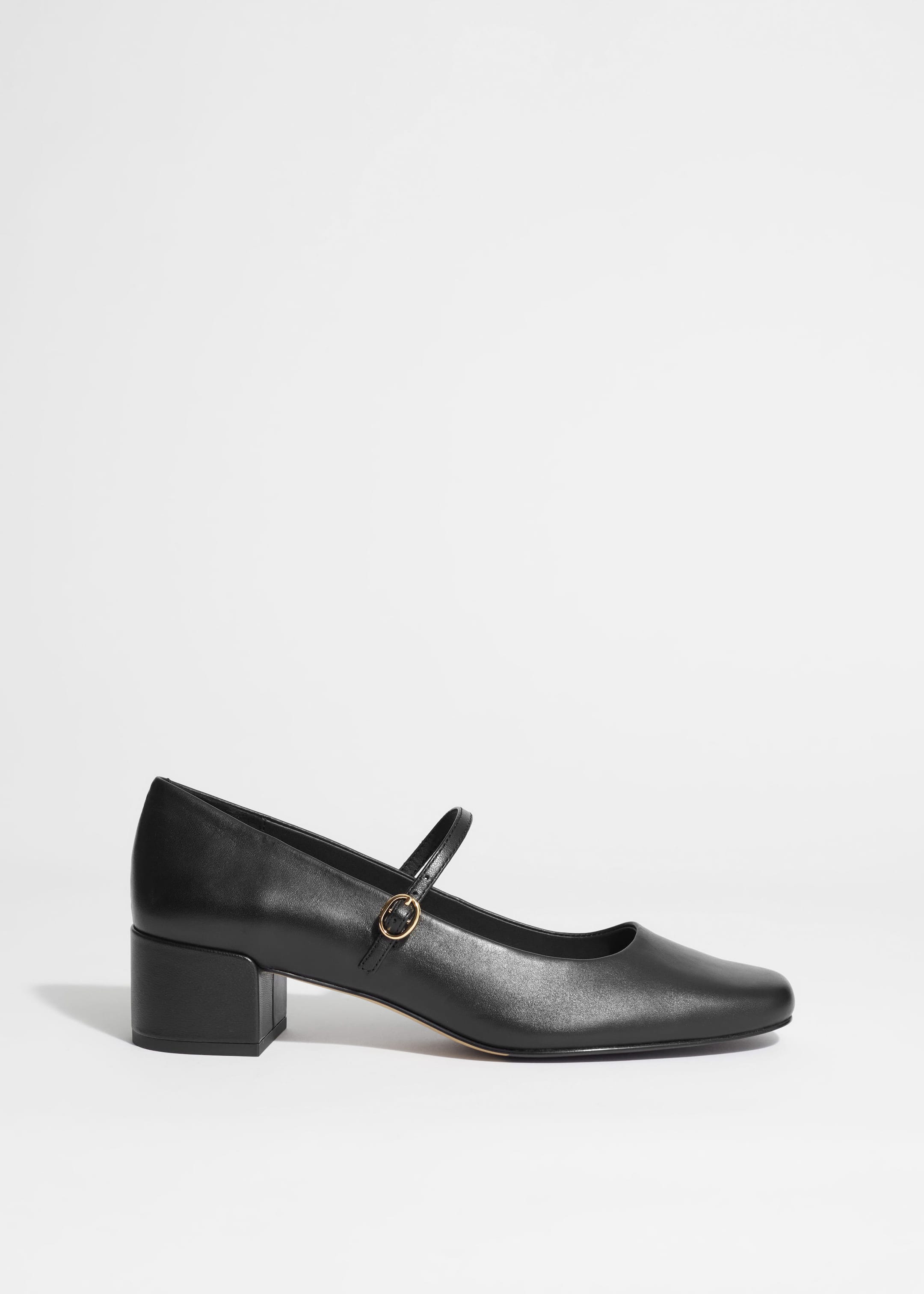 Image of Mary-Jane Leather Pumps