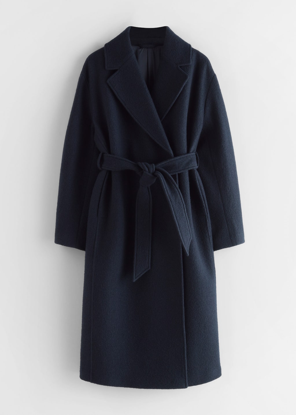 【期間限定送料無料】 Wool Belted Voluminous Coat Other & - Woolcoats - Black - ジャケット・アウター