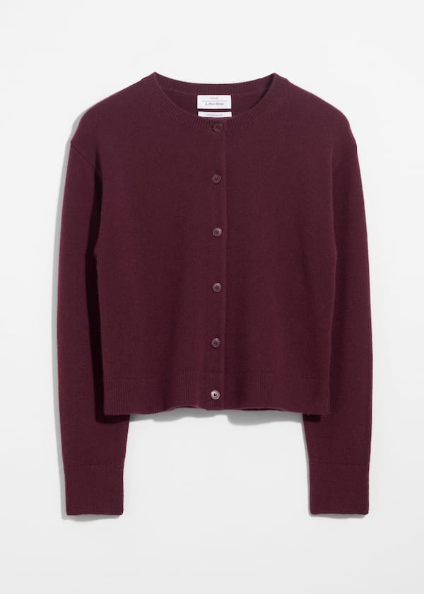 Boxy Merino Wool Cardigan