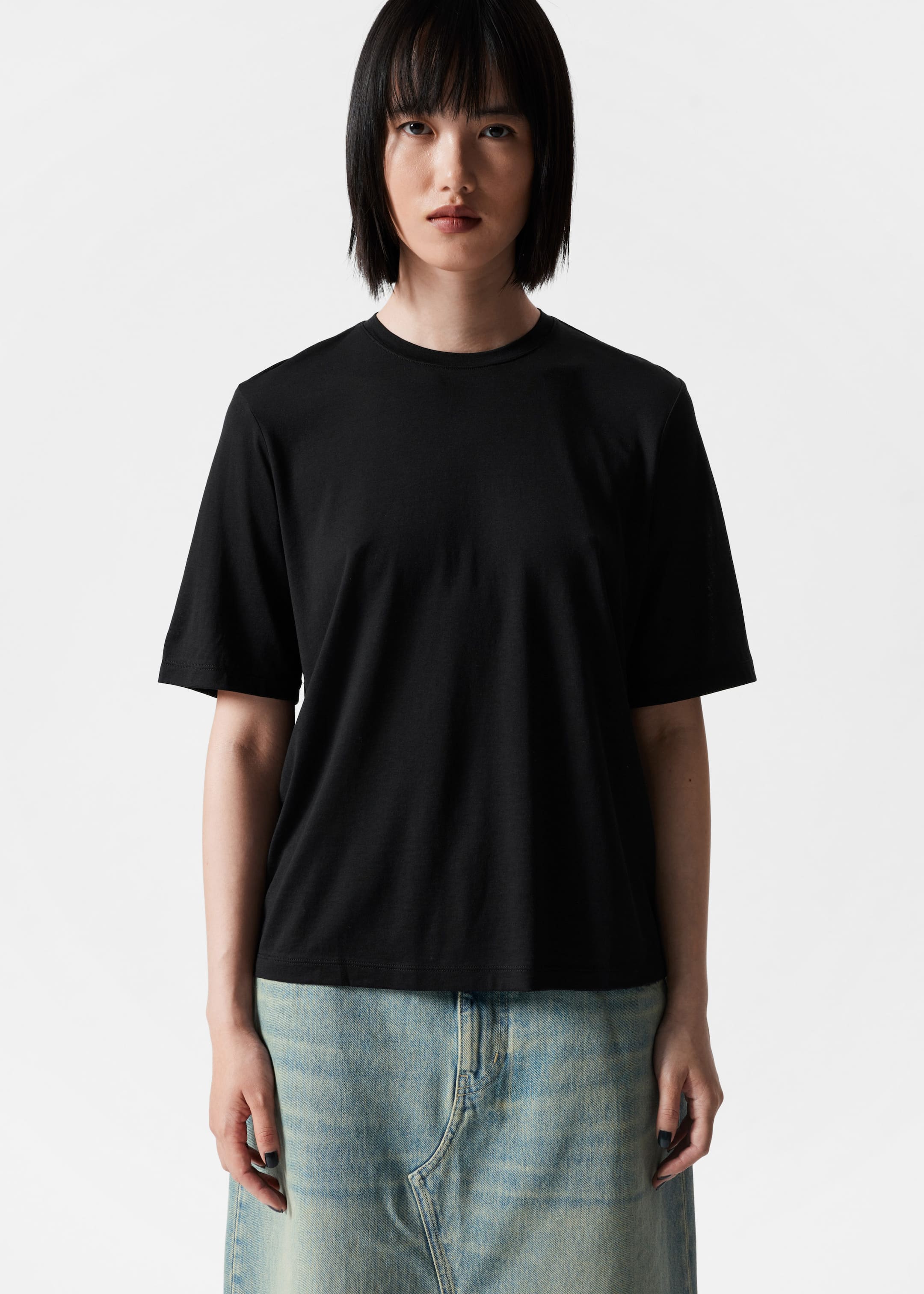 Image of Silk-Blend T-Shirt