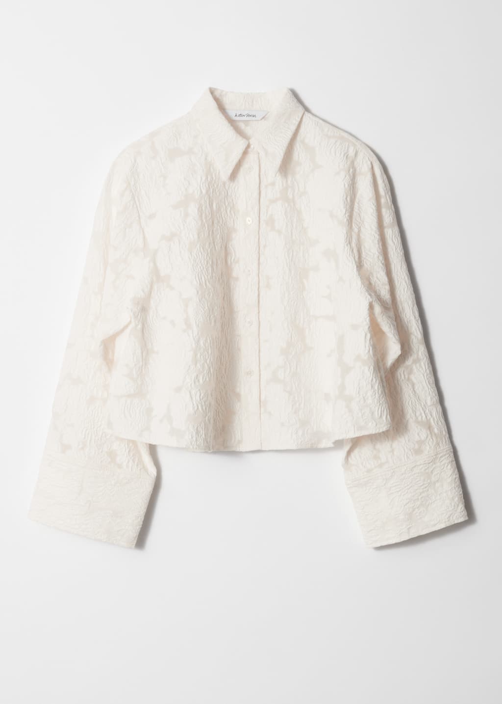 Jacquard Docking Blouse – L'AUBE BLANC