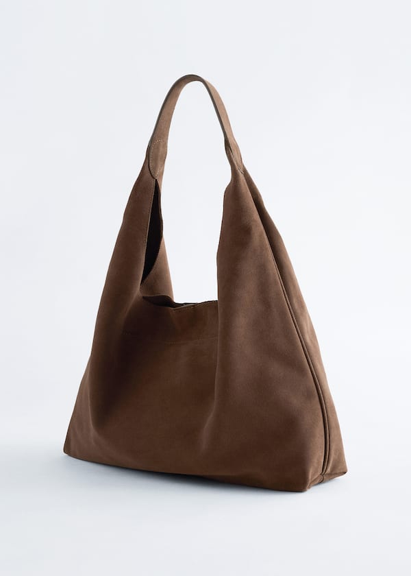 Large Suede Tote Bag