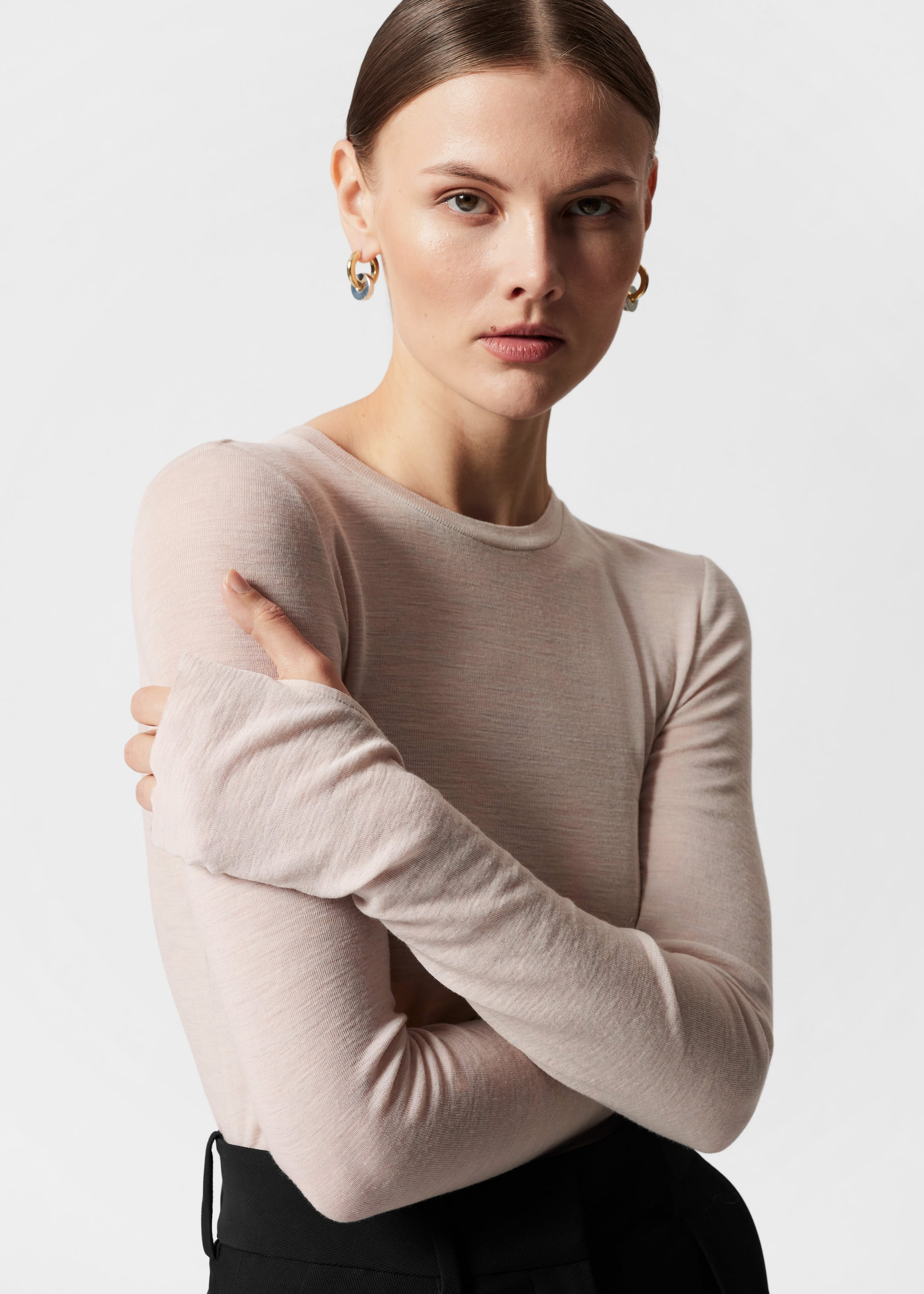 Image of Sheer Wool Top