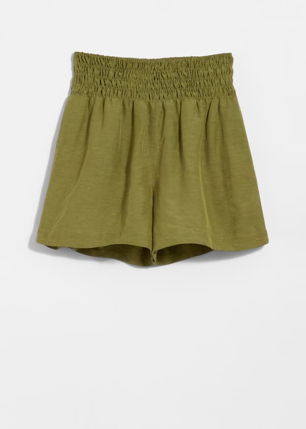 Smocked Shorts