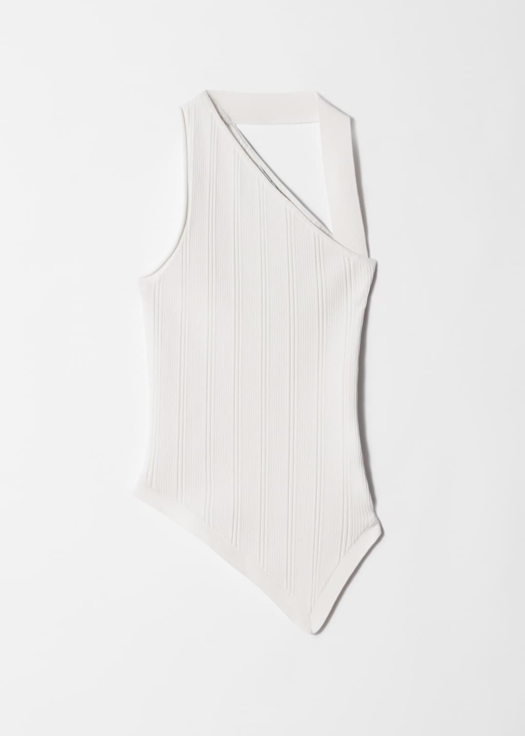 Y's 22SS Pe/C ASYMME KNIT TANK TOP 白2 Jayde Twist Top Top - Winter White | O'Neill