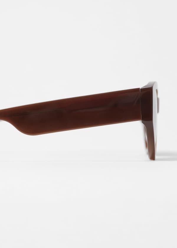 Polarized Cat-Eye Acetate Sunglasses