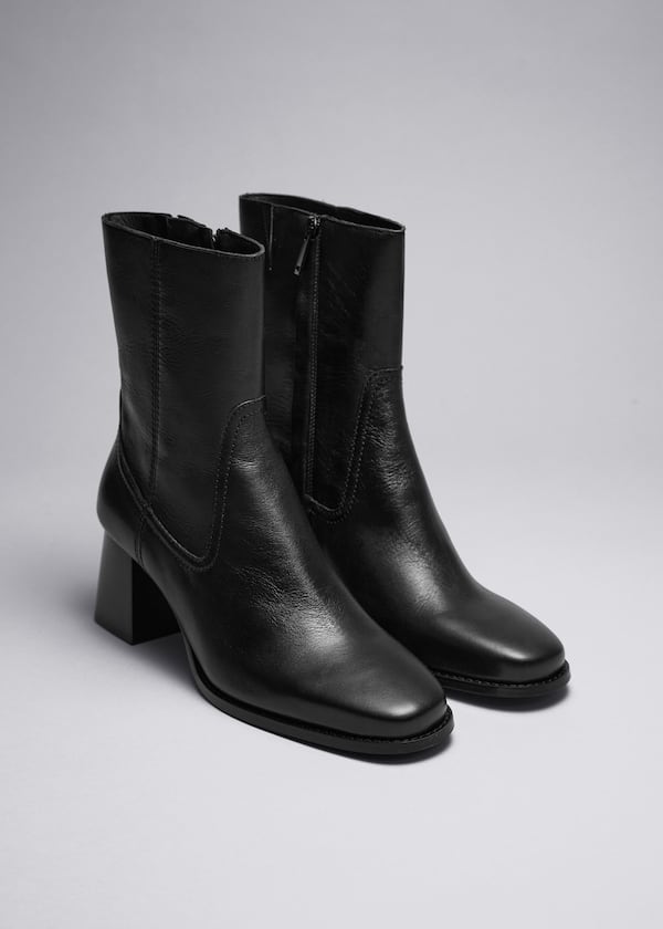 Classic Leather Ankle Boots