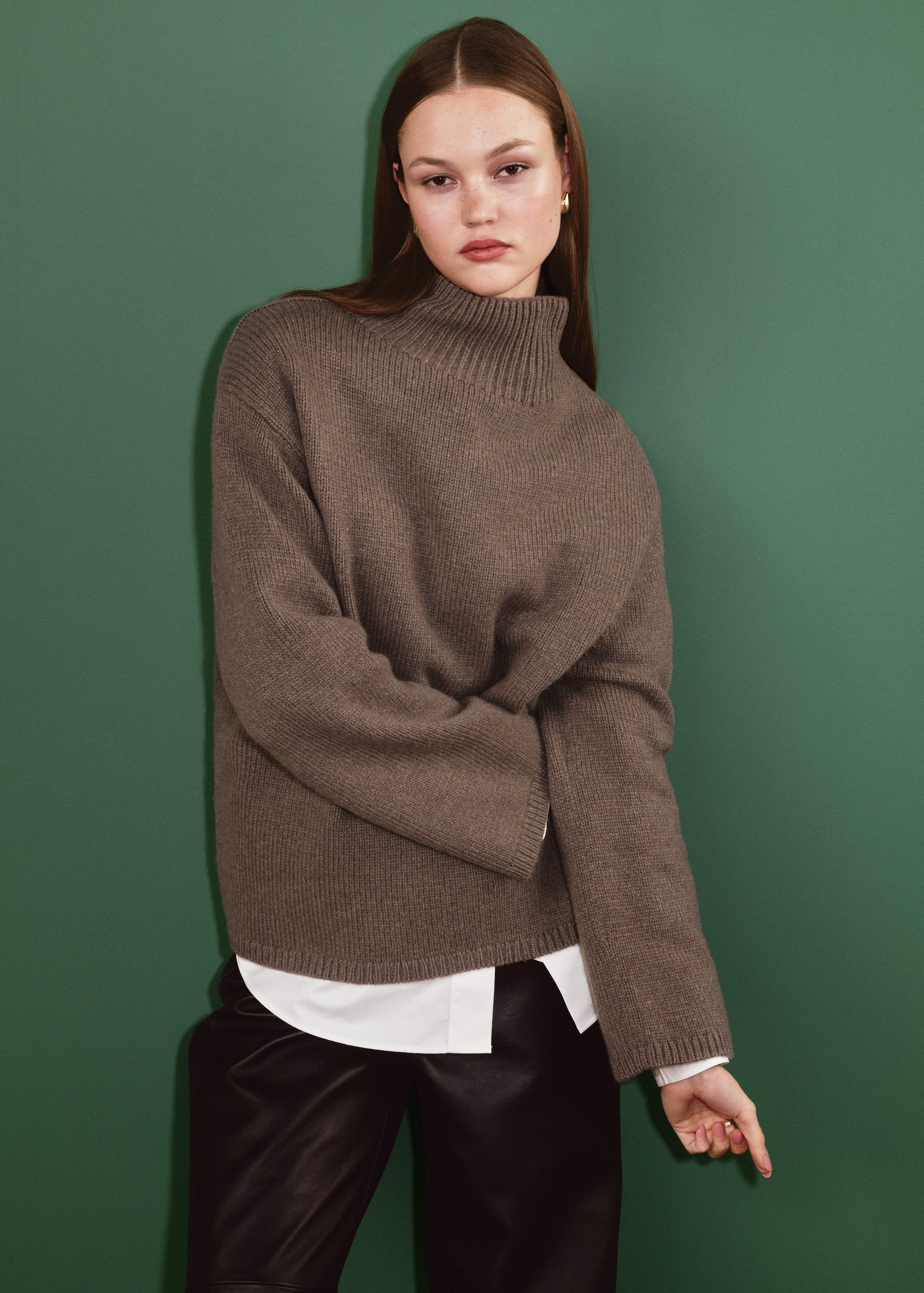 Image of Rollkragenpullover aus Woll-Mix