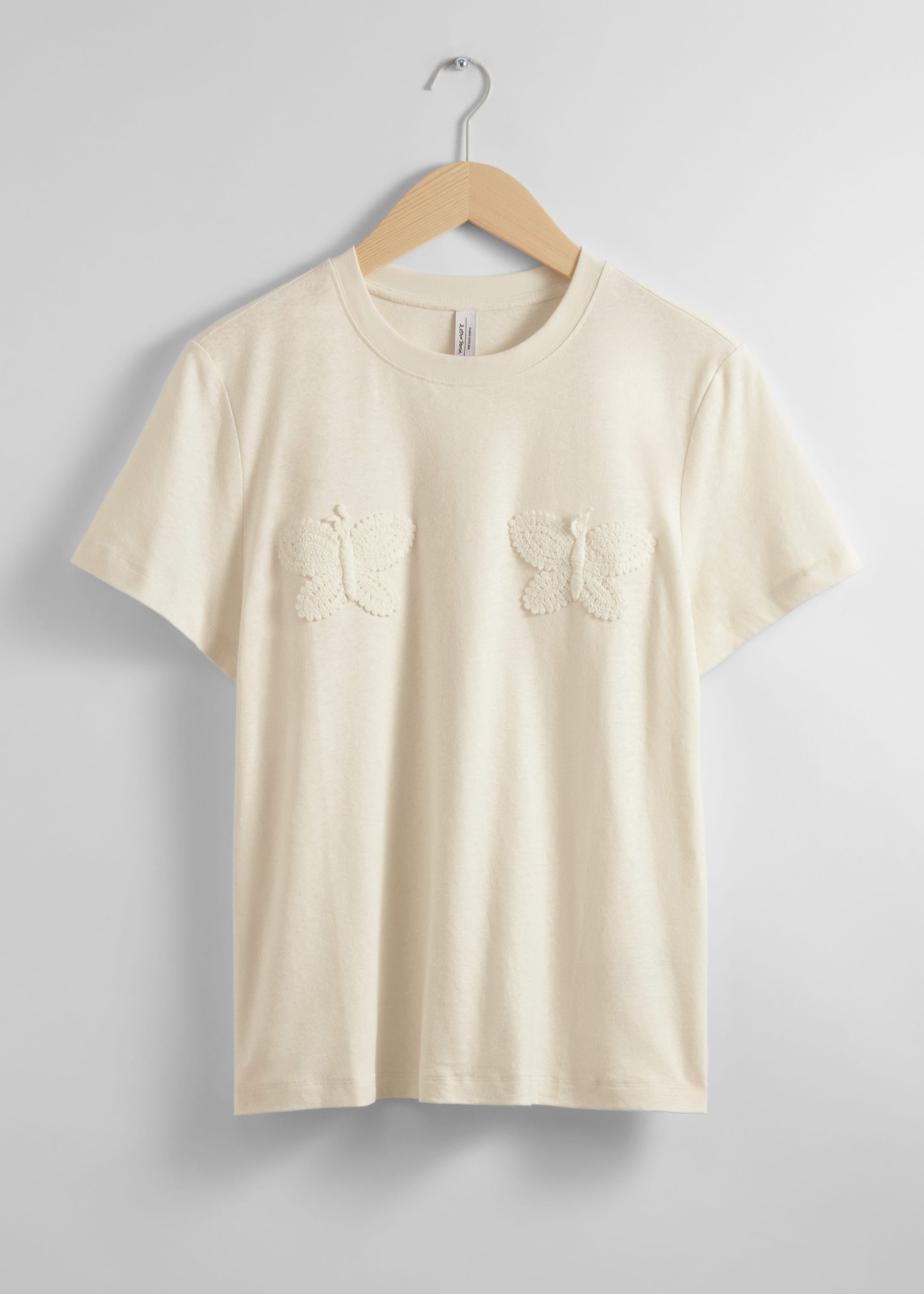 Linen-Blend T-Shirt - Cream - Still Life