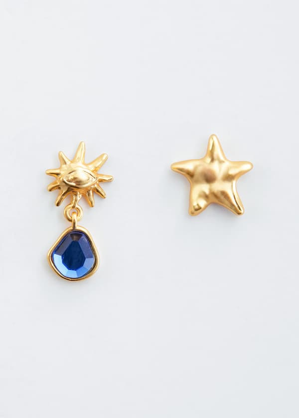 Mismatched Figurative Earrings