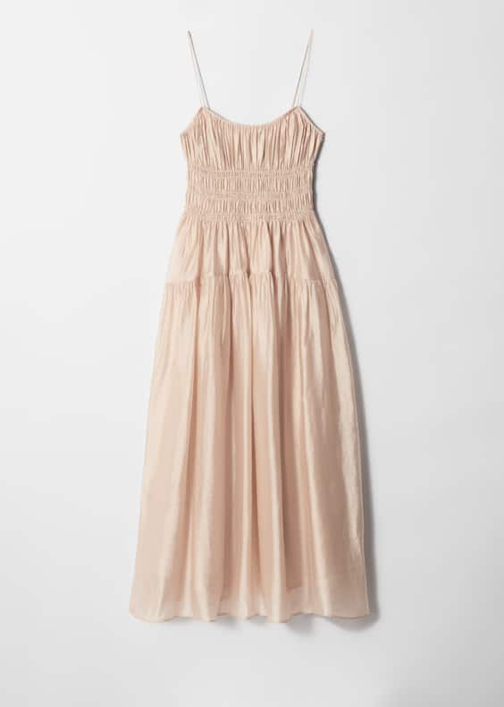 Ruched Midi Dress