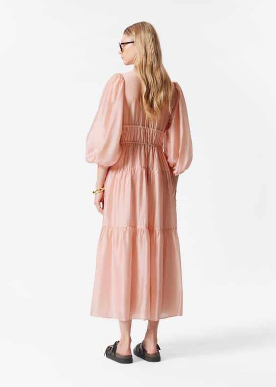 Tiered Midi Dress