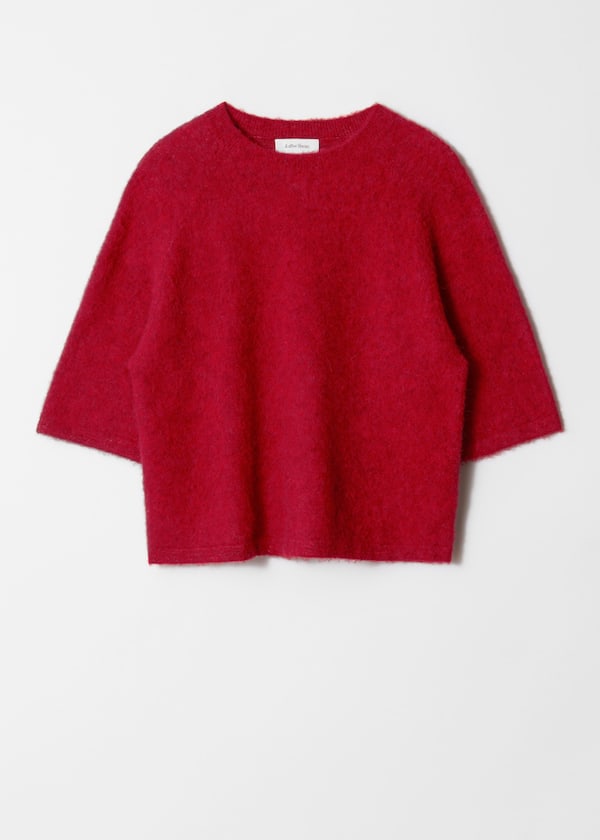 Alpaca-Blend Knitted Top
