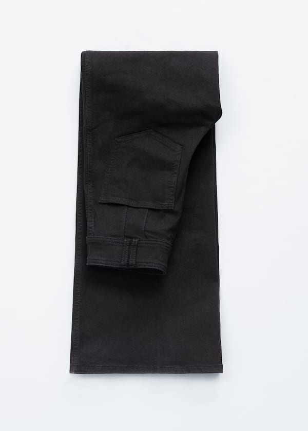 Press-Crease Flared Jeans