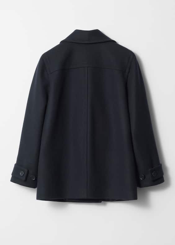 Tailored Wool Pea Coat