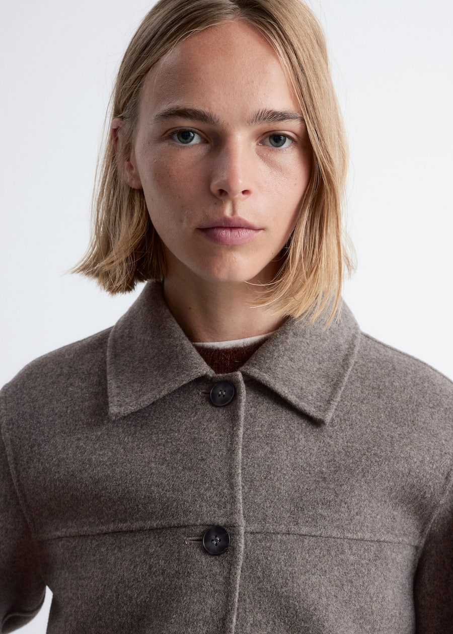 Collared Wool Jacket