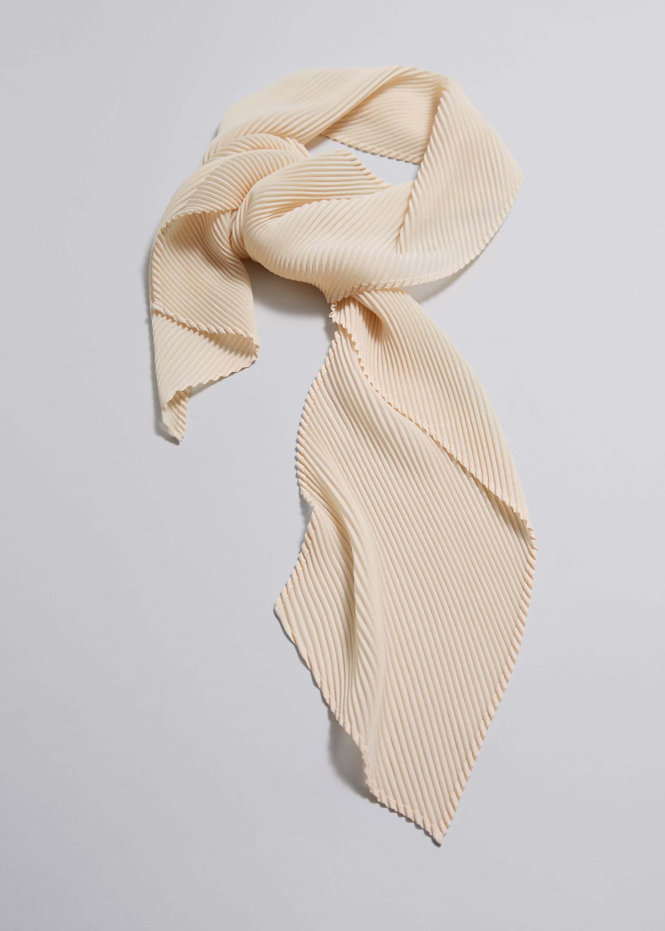 Foulard plissé