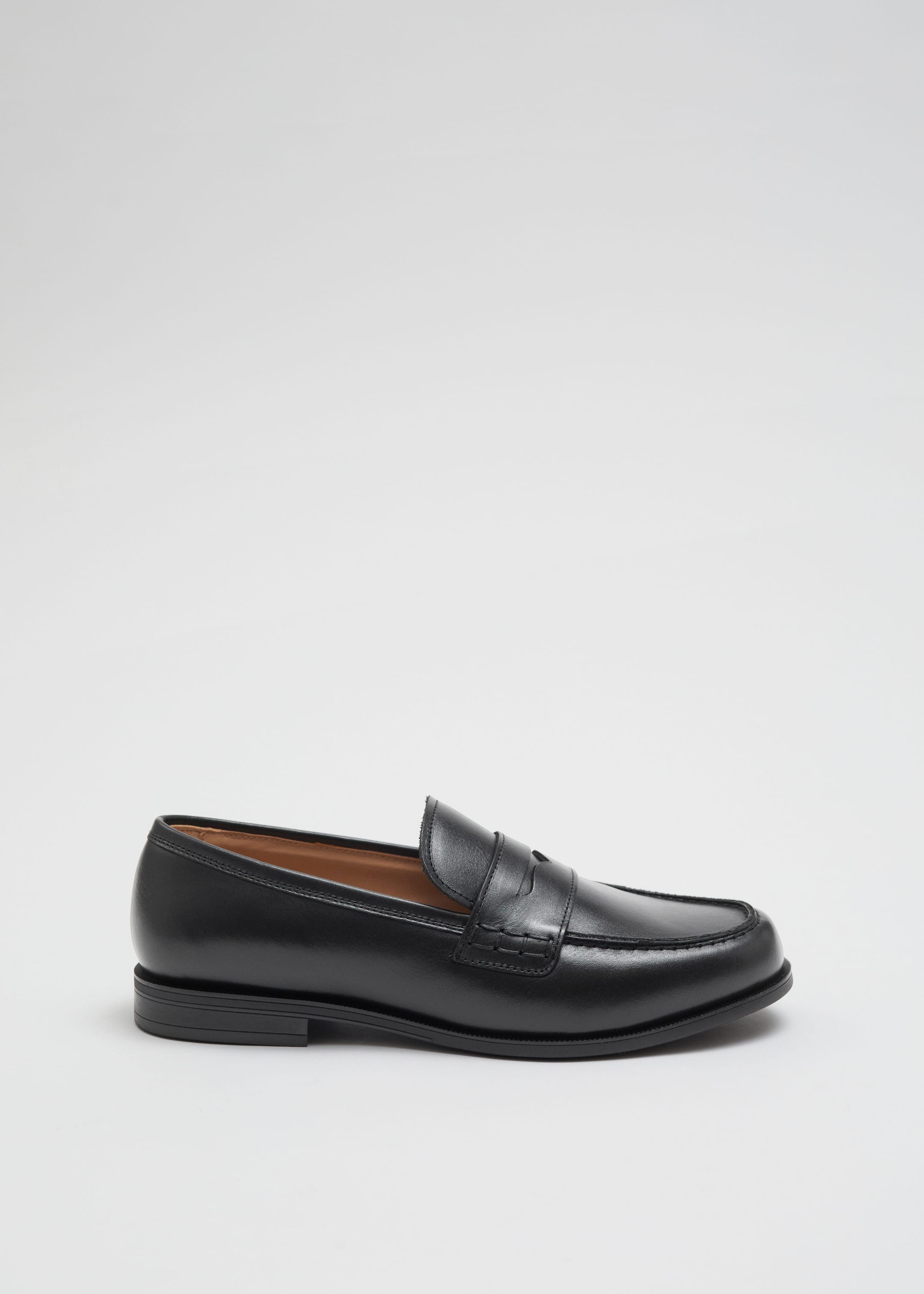 Image of Leather Penny Loafers