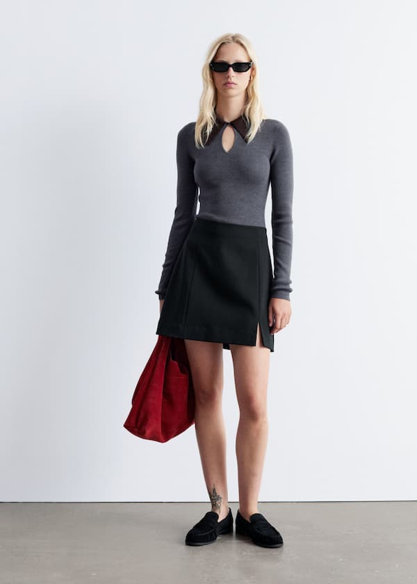 Keyhole Collar Top