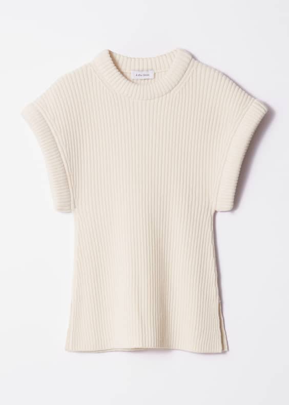 Rib-Knit Vest