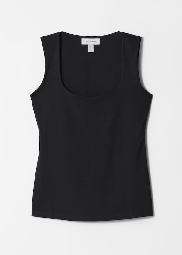 Square-Neck Tank Top