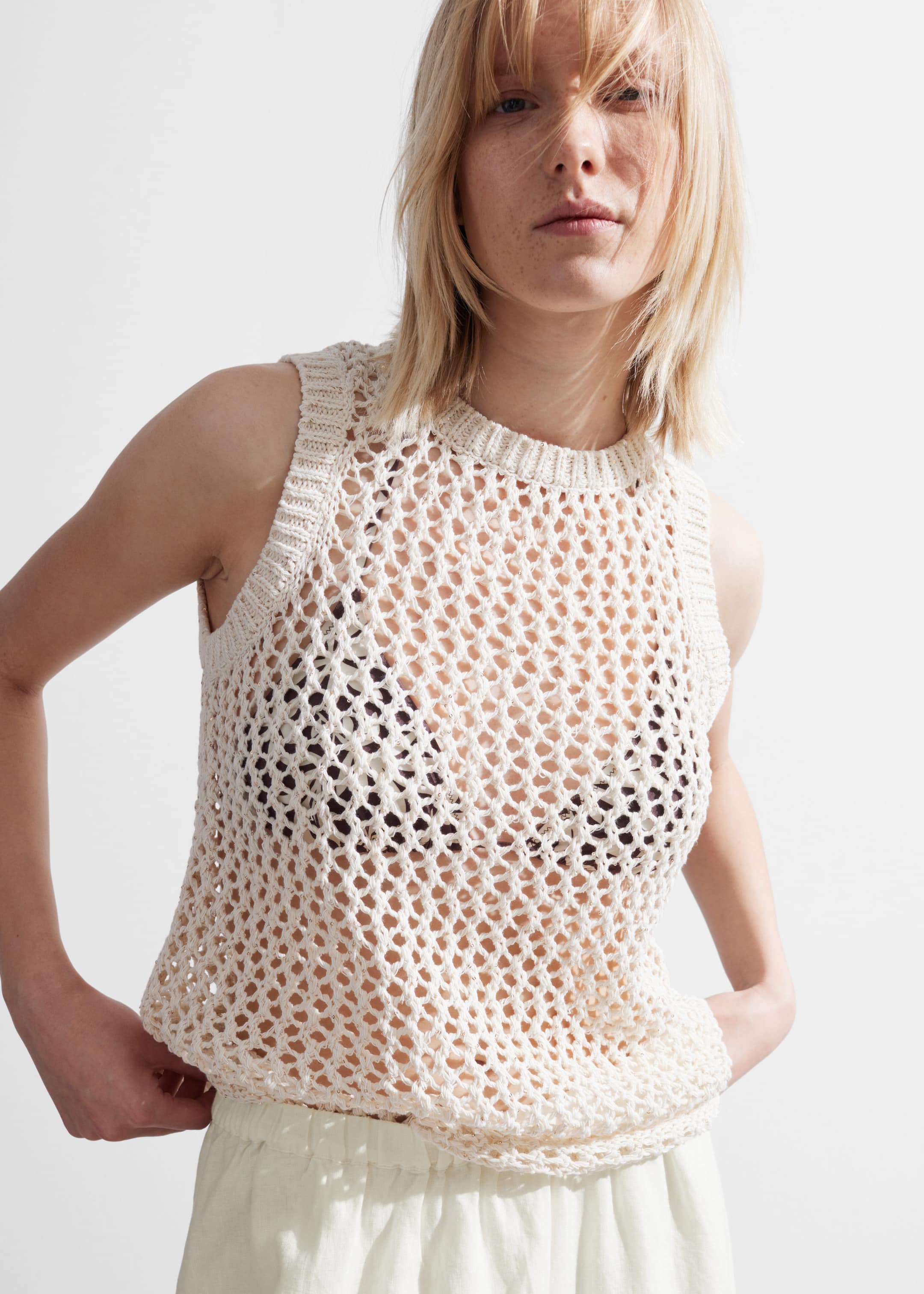 Image of Crocheted Tank Top