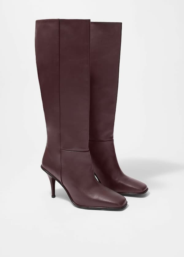 Classic Leather Knee Boots