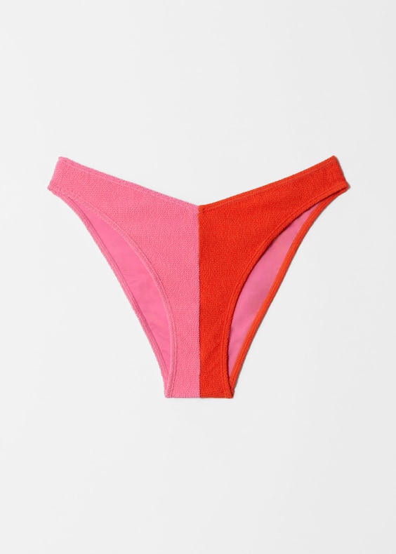 Textured Bikini Bottoms