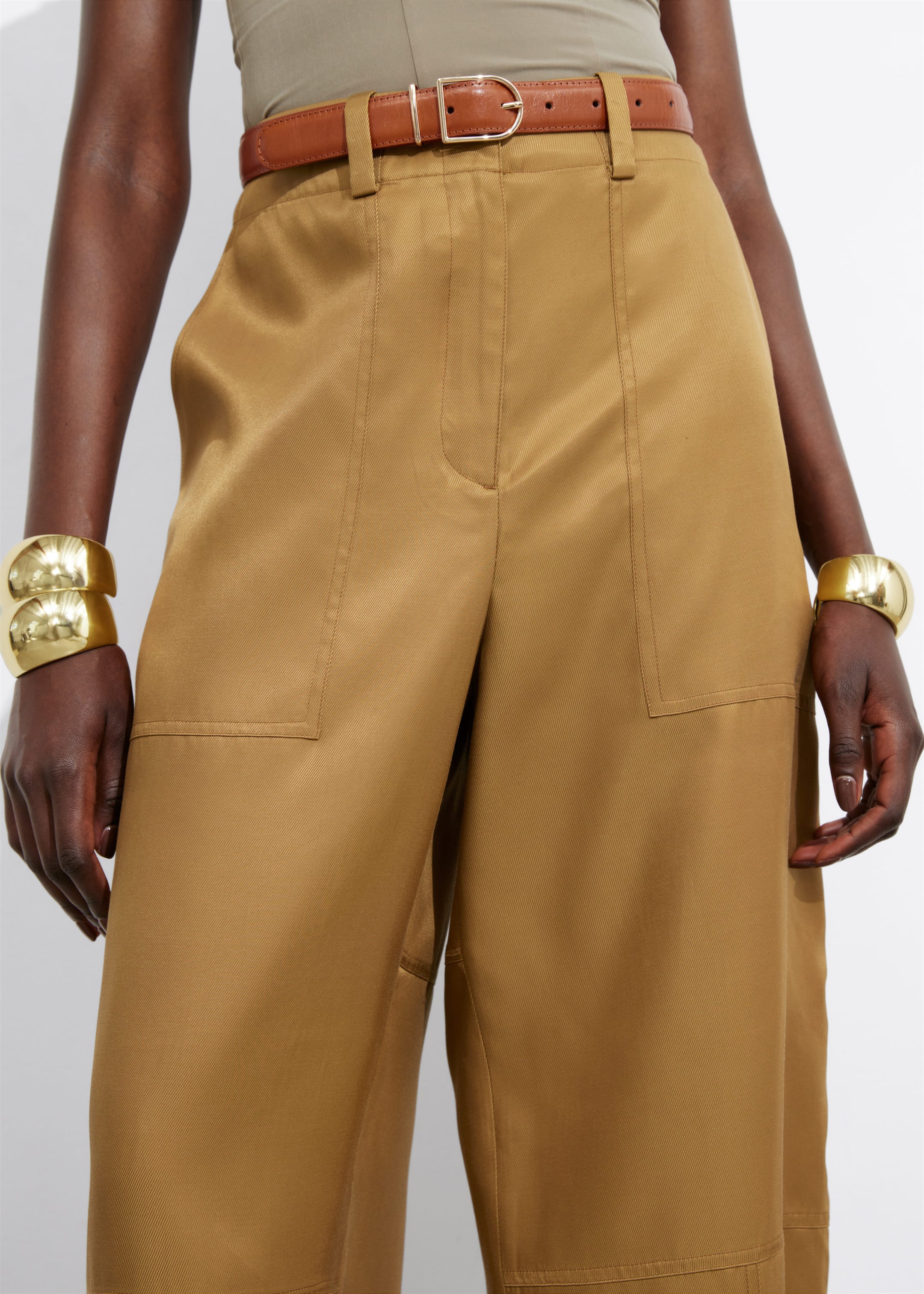 Workwear Trousers - Mustard - Lookbook