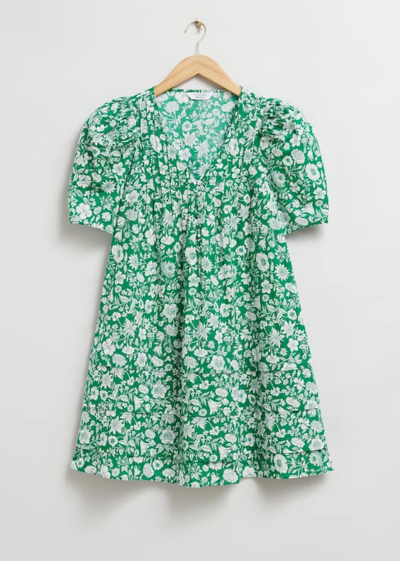 A-Line Short-Sleeve Dress