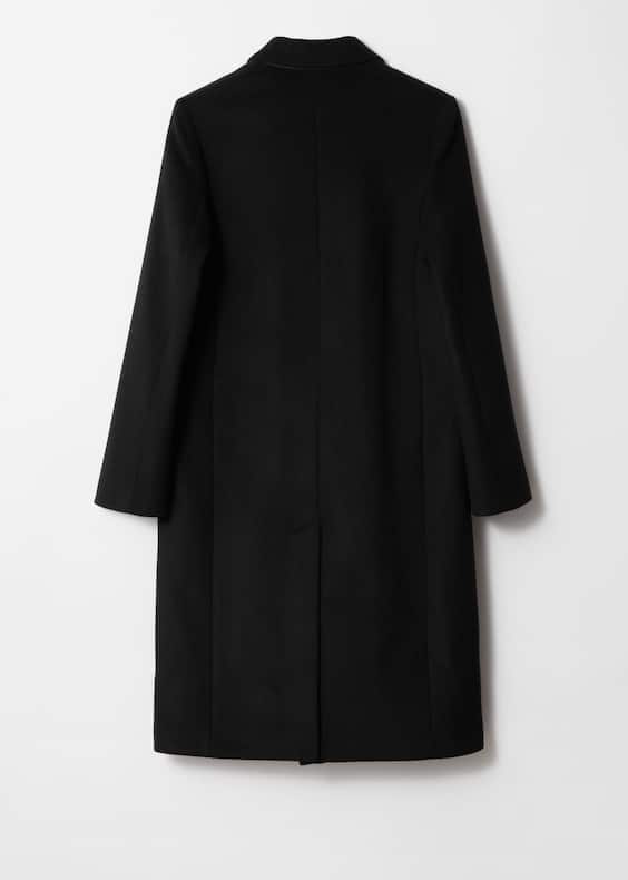 Tailored Single-Breasted Coat