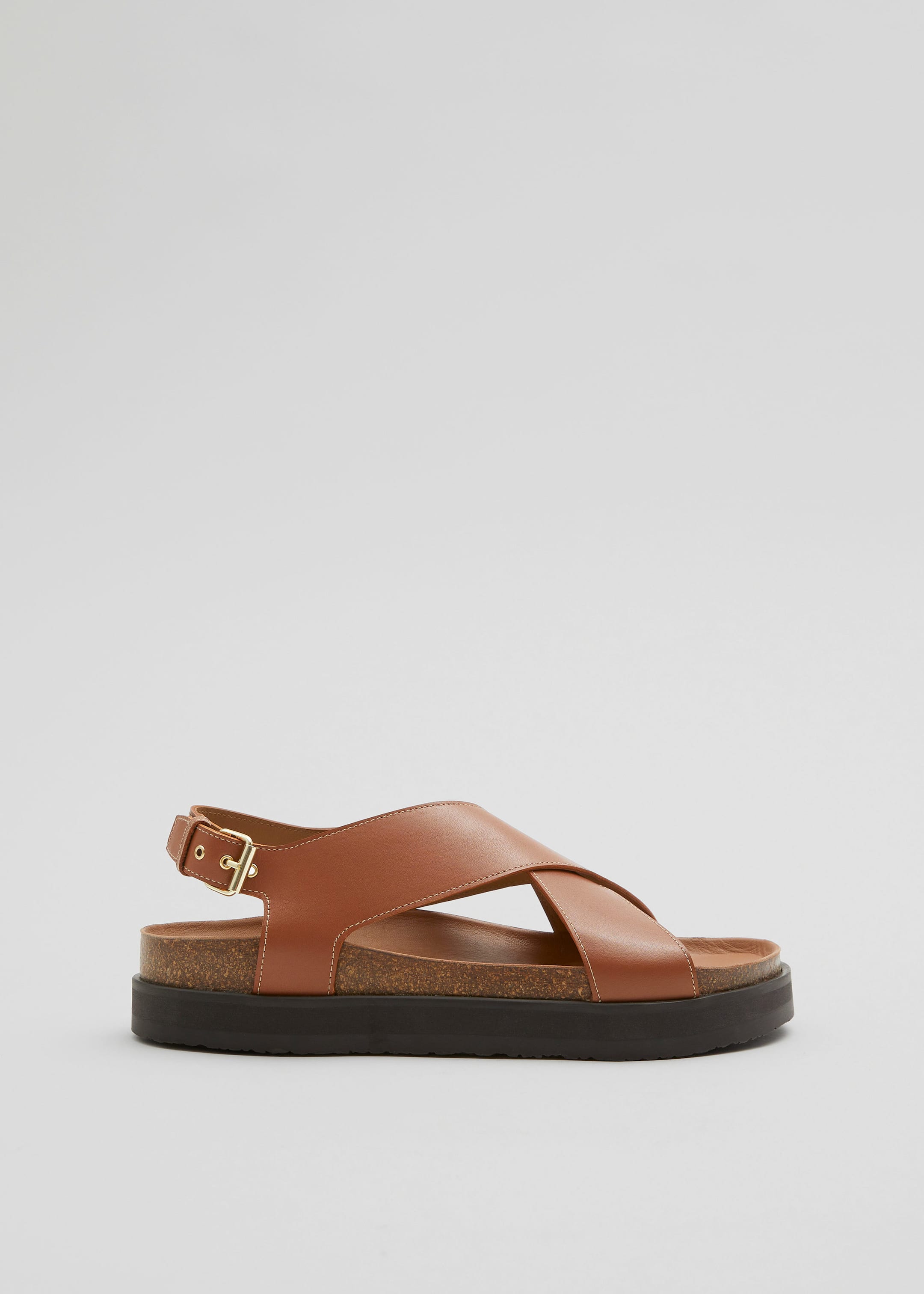 Image of Criss-Cross Leather Sandals