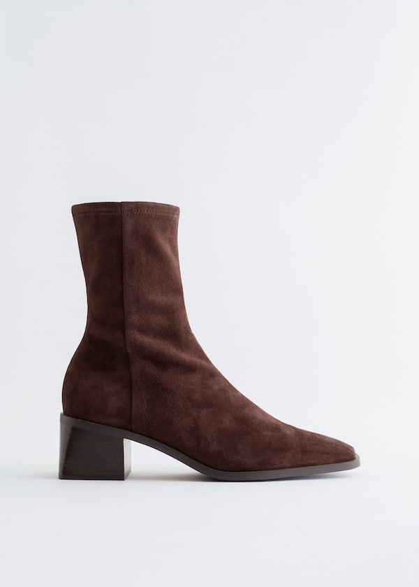 Leather Sock Boots