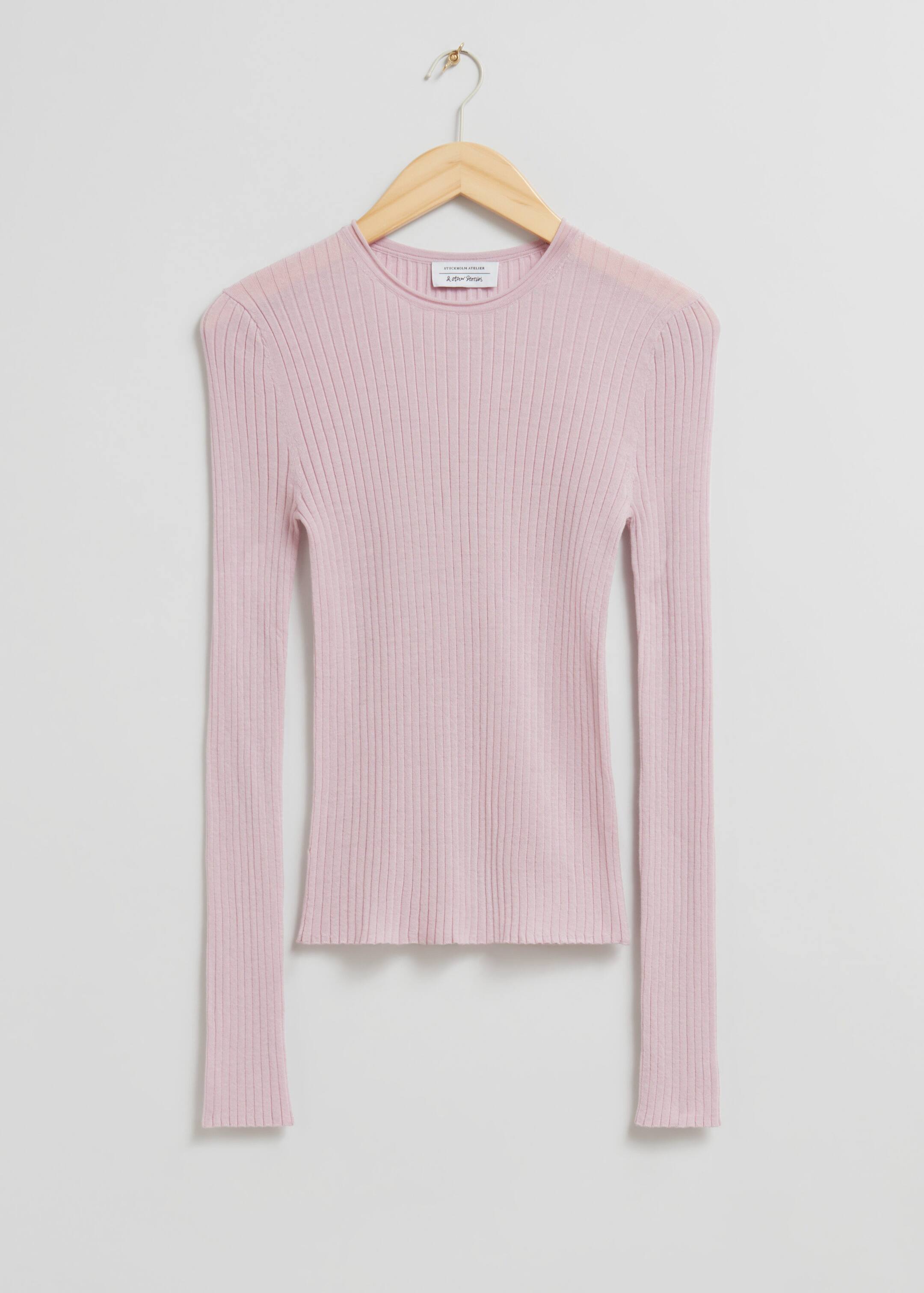 Merino Wool Ribbed Top