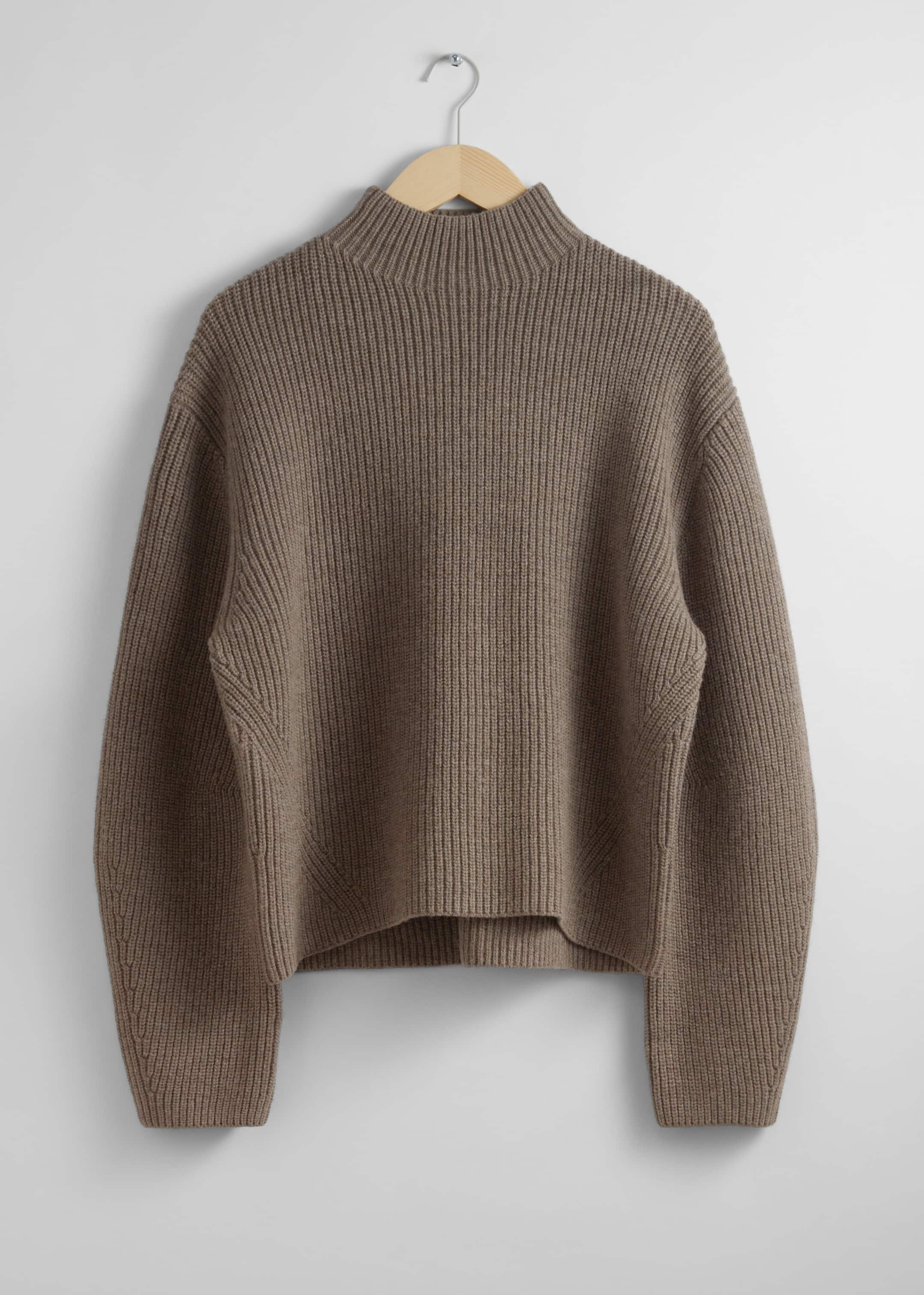 Image of Pullover aus Merinowolle mit Stehkragen